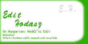 edit hodasz business card